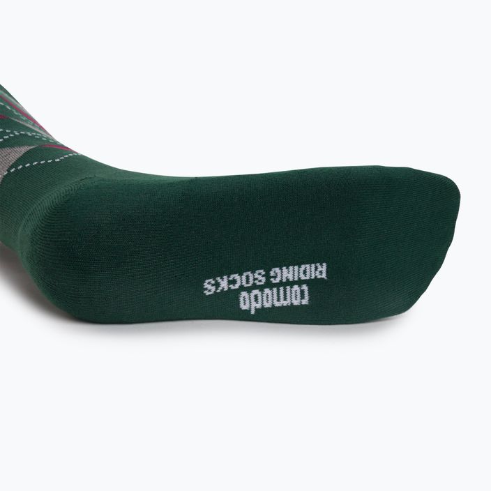 Jezdecké ponožky COMODO zelené SPDJ/35 3