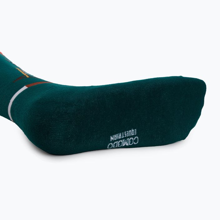 Dětské jezdecké ponožky COMODO zelené SJBW/30 5