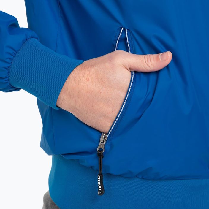 Pánská nylonová bunda s kapucí Pitbull West Coast Athletic royal blue 5