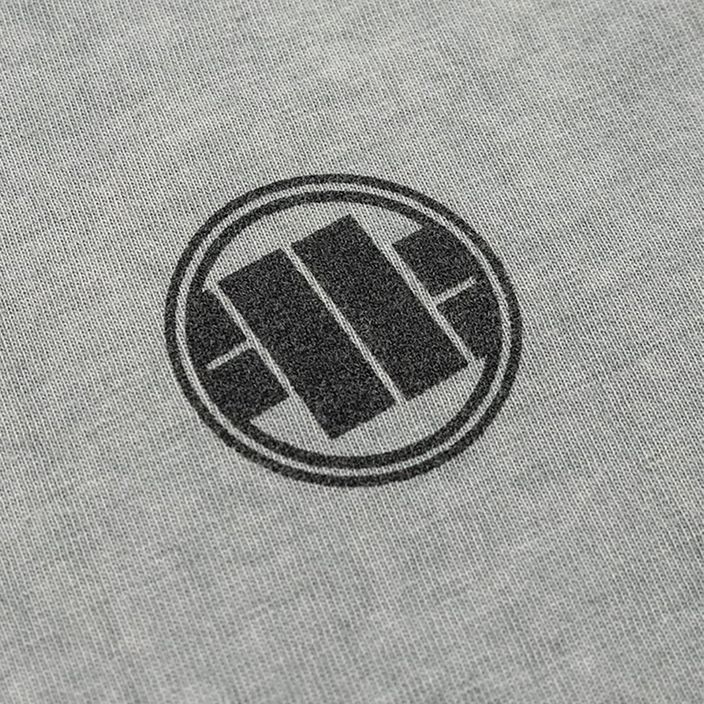 Pánské tričko Pitbull West Coast T-Shirt Small Logo Denim Washed 190 grey/melange 4