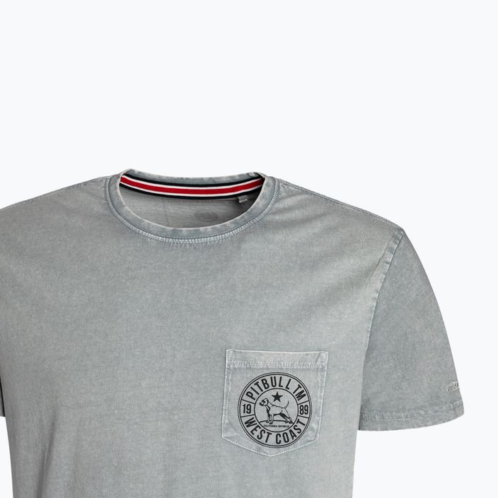 Pánské tričko Pitbull West Coast T-Shirt Circle Dog grey/melange 3