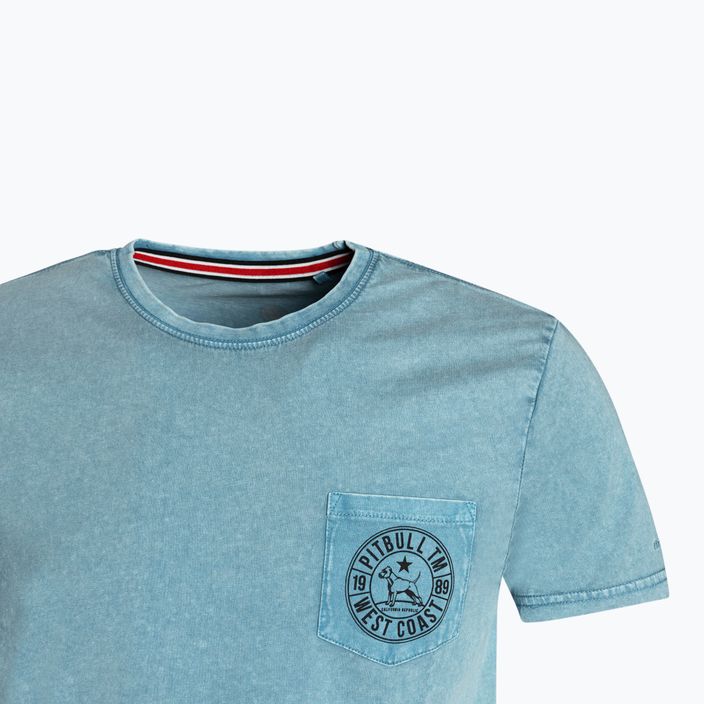 Pánské tričko Pitbull West Coast T-Shirt Circle Dog light blue 3