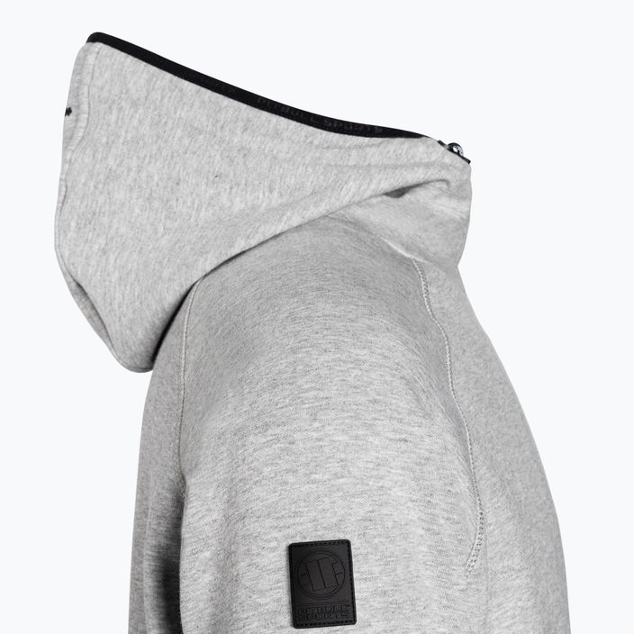 Pánská mikina Pitbull West Coast Skylark Hooded Sweatshirt grey/melange 3