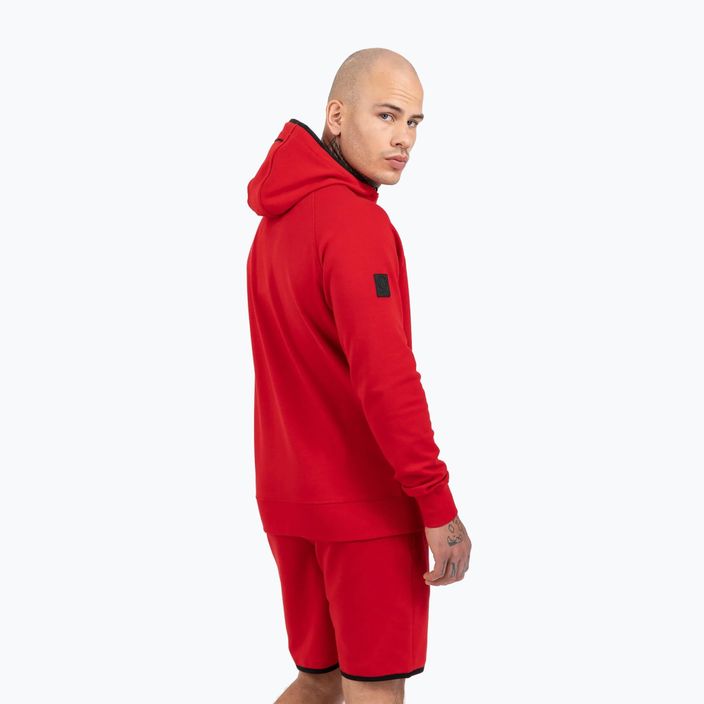 Pánská mikina Pitbull West Coast Skylark Hooded Sweatshirt red 3