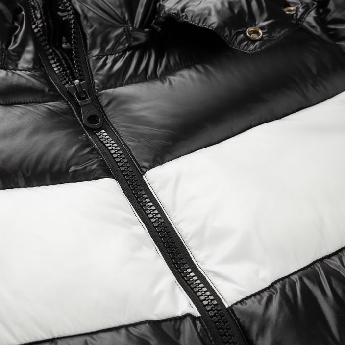 Pánská péřová bunda Pitbull West Coast Cosmo black/white 5