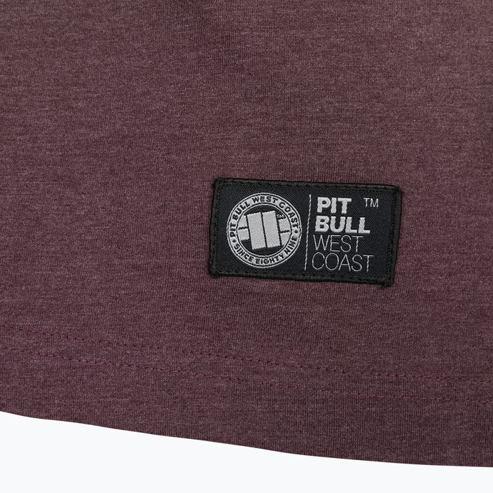 Pánské tričko Pitbull West Coast T-S Small Logo 160 Basic burgundy 3