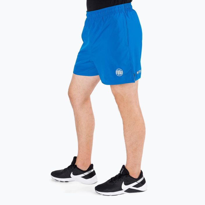 Pánské tréninkové šortky Pitbull West Coast Performance Small Logo blue 6