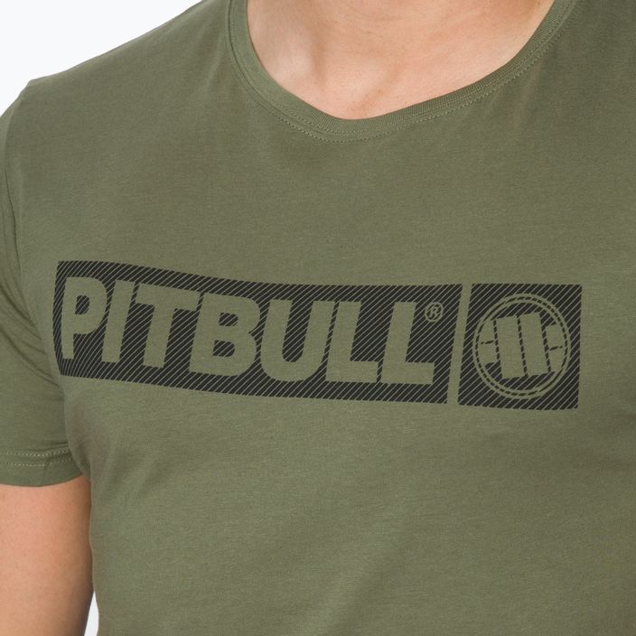 Pánské tričko Pitbull West Coast Hilltop 140 GSM olive 4
