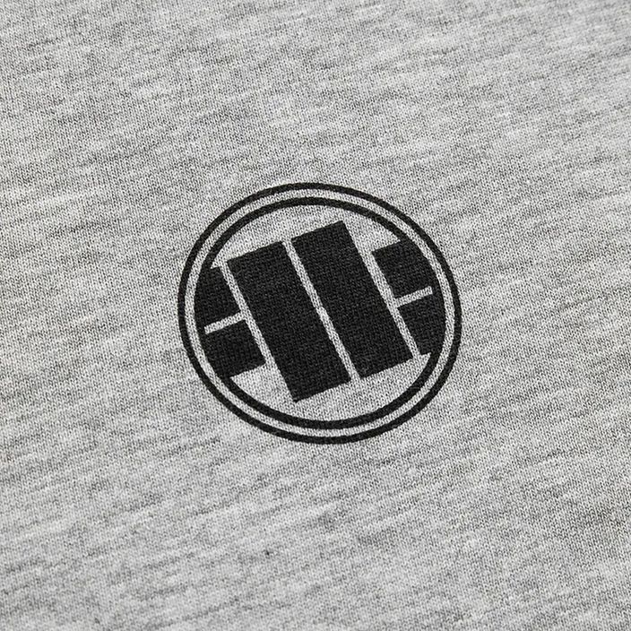 Pánské tričko Pitbull West Coast Small Logo 140 GSM grey/melange 3