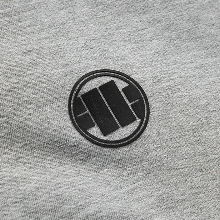 Pánské tričko s dlouhým rukávem Pitbull West Coast Mercado Small Logo 210 GSM grey/melange 4