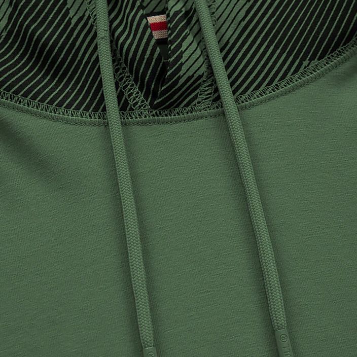 Pánské tričko s dlouhým rukávem Pitbull West Coast Mercado Small Logo 210 GSM olive dillard 4