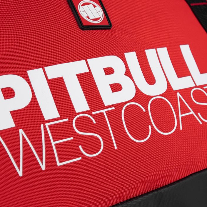 Pánská tréninková taška Pitbull West Coast Big Logo TNT black/red 12