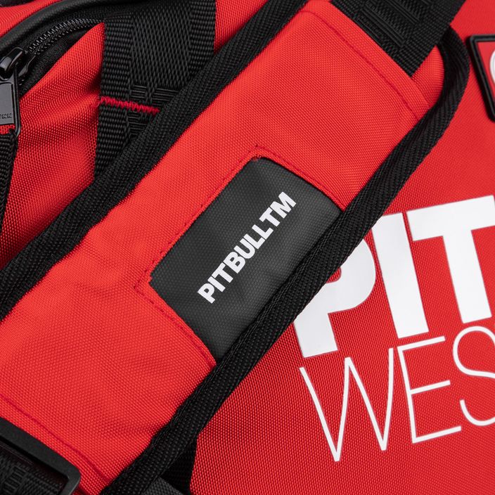 Pánská tréninková taška Pitbull West Coast Big Logo TNT black/red 15