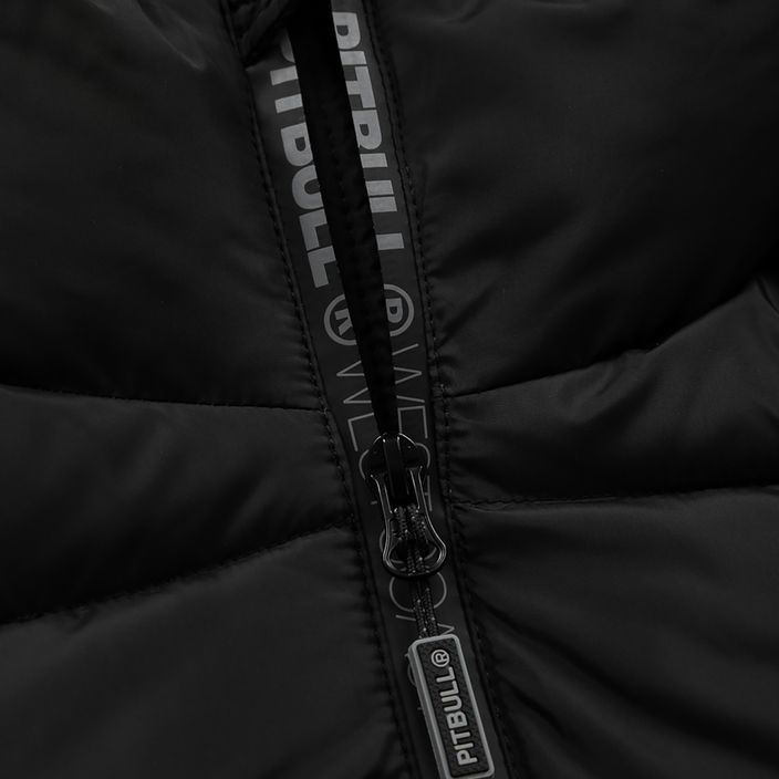 Pánská zimní bunda Pitbull West Coast Boxford Quilted black/red 4