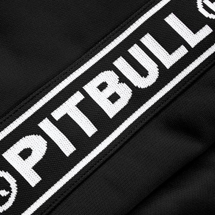 Pánská tepláková bunda Pitbull West Coast Tape Logo Terry Group black 9