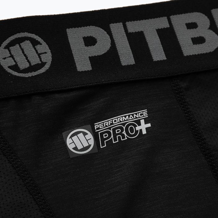 Pánské kompresní šortky Pitbull West Coast Performance Compression black 4