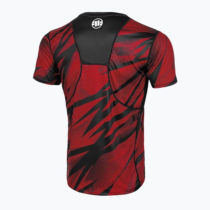 Pánské sportovní  tričko Pitbull Mesh Performance Pro Plus Dot Camo II red 5