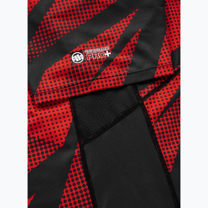 Pánské sportovní  tričko Pitbull Mesh Performance Pro Plus Dot Camo II red 9