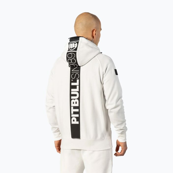 Pánská mikina Pitbull West Coast Hermes Hooded Zip off white 2