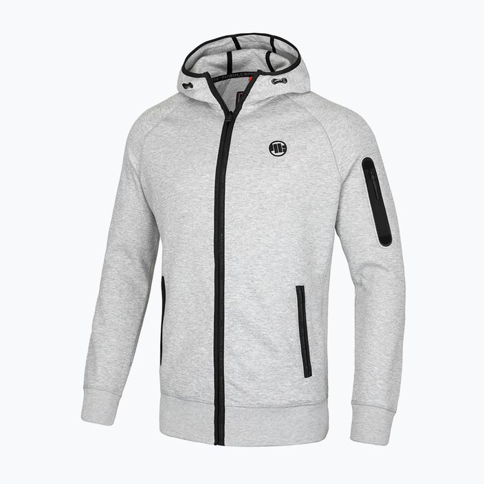 Pánská mikina Pitbull Hermes Hooded Zip grey/melange 4