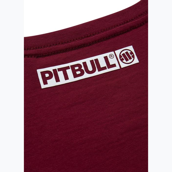 Pánské tričko Pitbull West Coast Hilltop burgundy 5