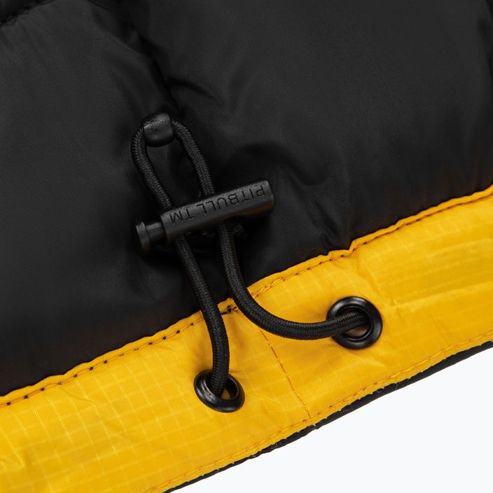Pitbull West Coast pánská zimní bunda Evergold Hooded Padded žlutá/černá 15