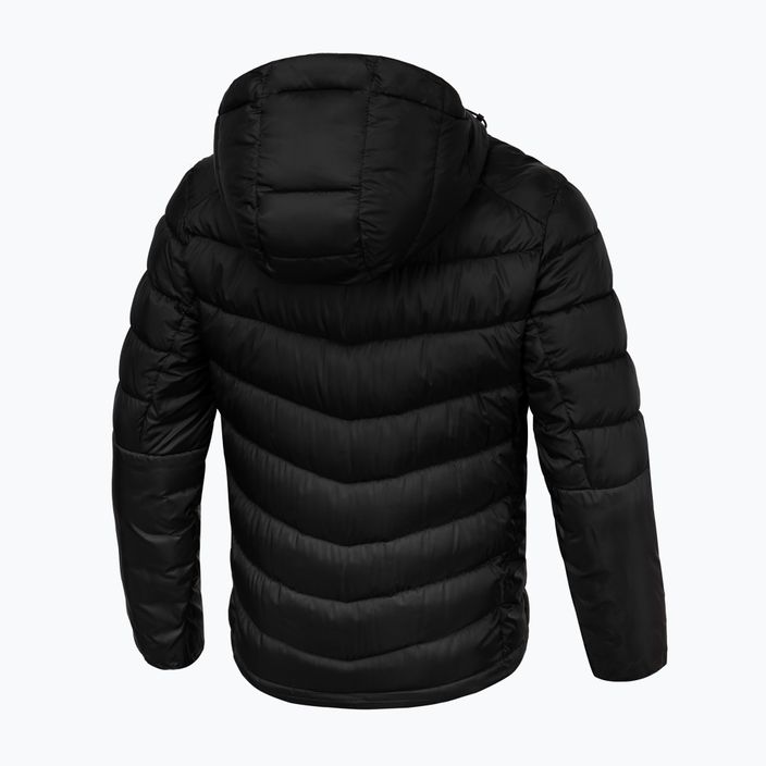 Pitbull West Coast pánská zimní bunda Evergold Hooded Padded black/black 5