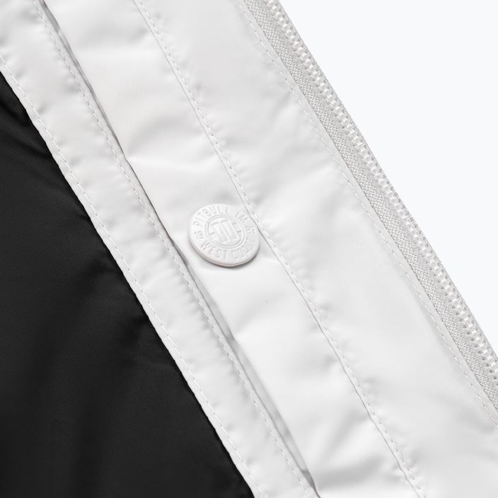 Pitbull West Coast pánská péřová bunda s kapucí Airway 4 Padded off white 14
