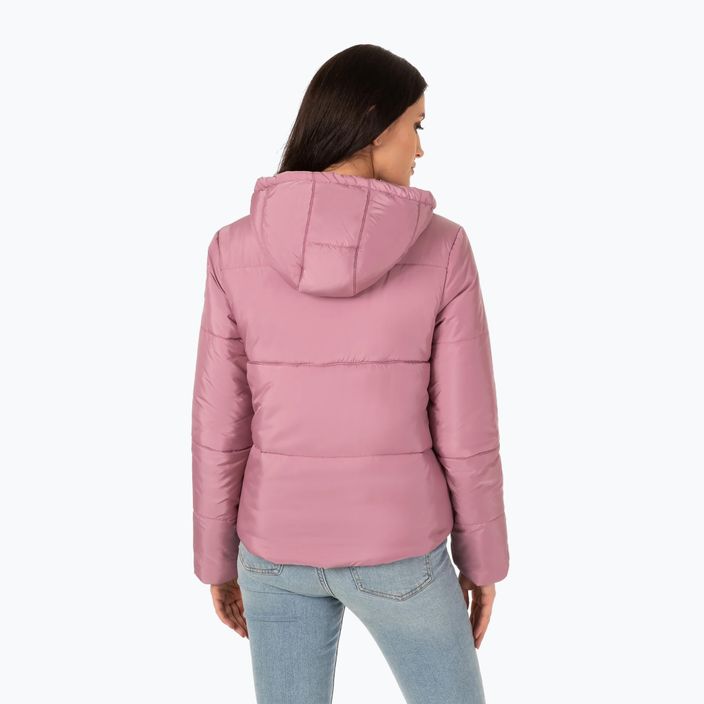 Pitbull West Coast dámská zimní bunda Jenell Quilted Hooded pink 2