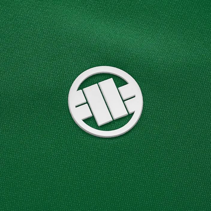 Pánská tepláková bunda Pitbull West Coast Tape Logo Terry Group zelená 8