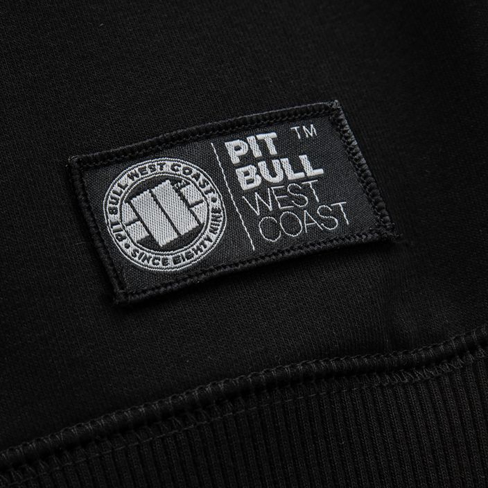 Pánská mikina Pitbull West Coast Steel Logo Crewneck černá 8