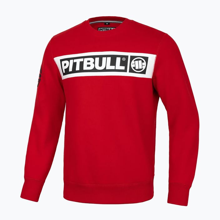 Pánská mikina Pitbull Sherwood Crewneck red 4