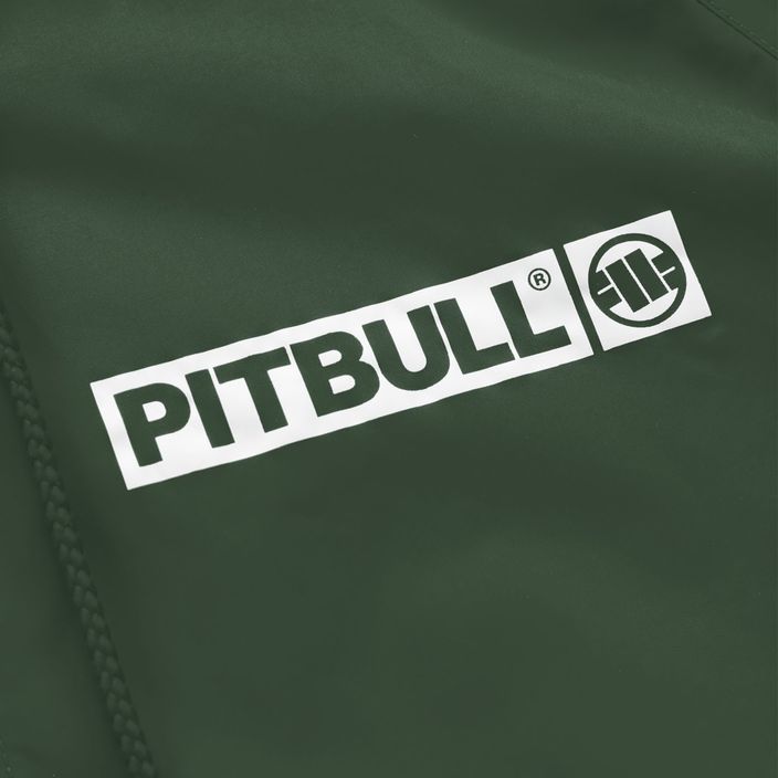 Pánská bunda Pitbull West Coast Athletic Hilltop Hooded Nylon dark green 5