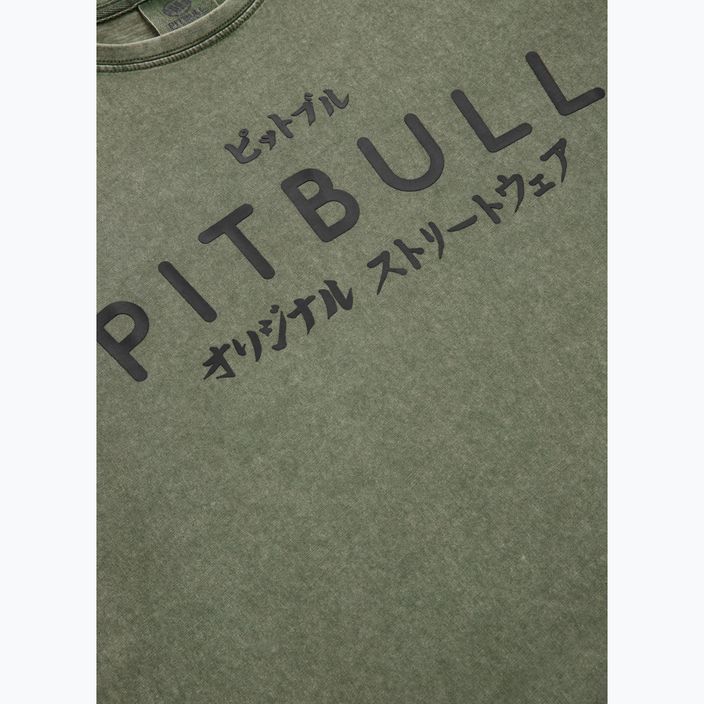 Pánské tričko Pitbull West Coast Bravery olive 6