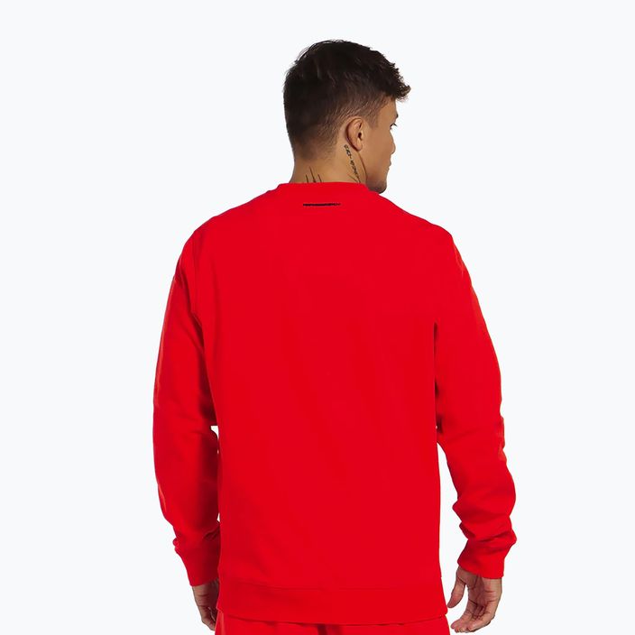 Pánská mikina Pitbull Beyer Crewneck flame red 3