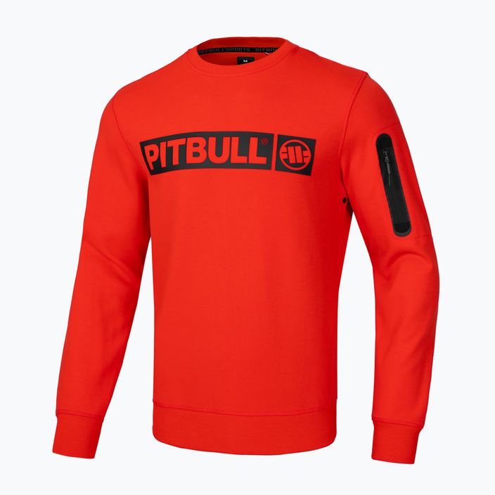 Pánská mikina Pitbull Beyer Crewneck flame red 4