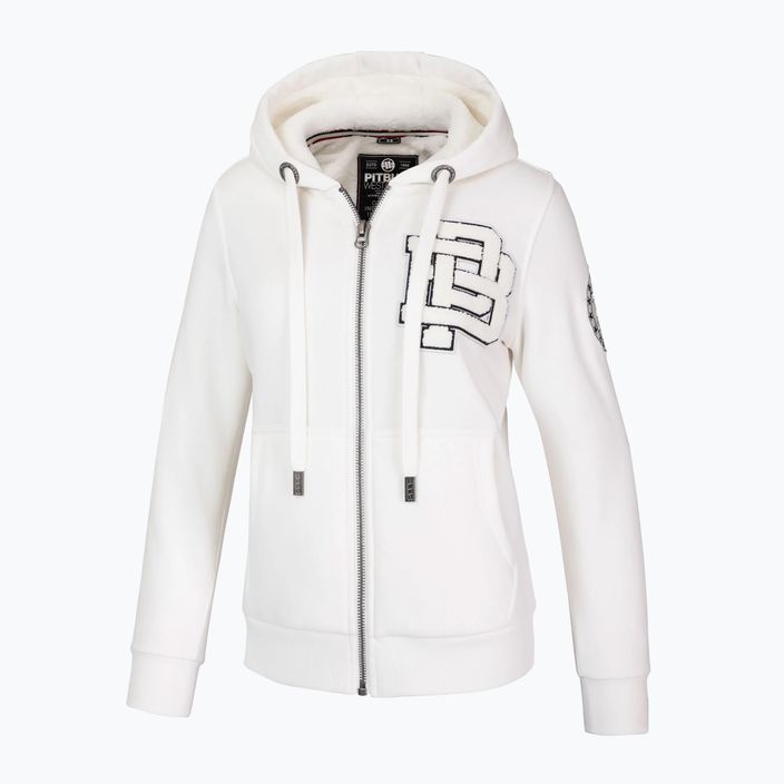 Dámská mikinaPitbull Sherpa Ruffina Hooded Zip off white