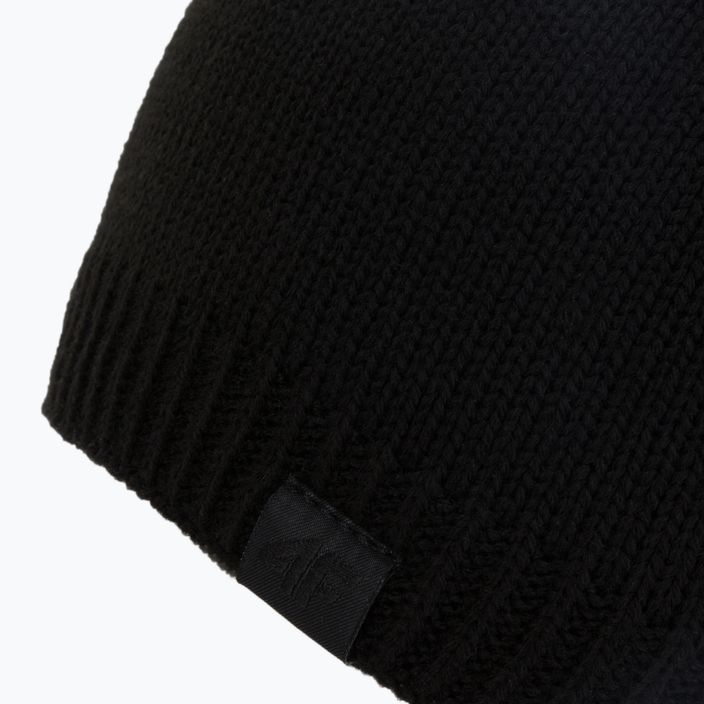 Dámská zimní čepice 4F černá H4Z22-CAD009 3