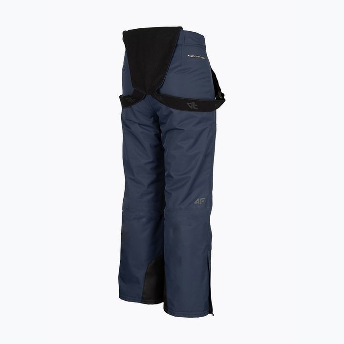 Dětské lyžařské kalhoty 4F tmavě modré HJZ22-JSPMN002 2