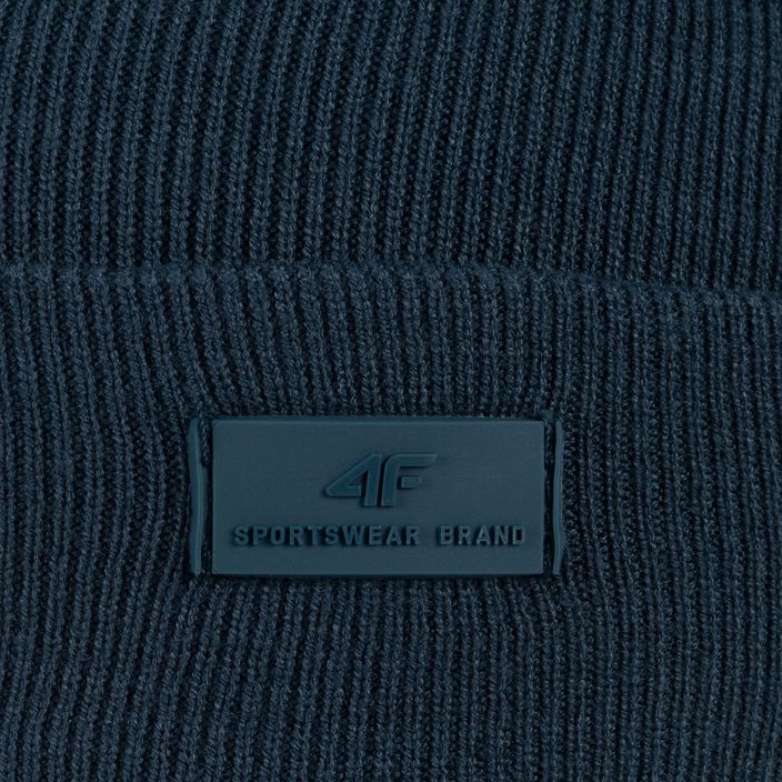 Pánská zimní čepice 4F modrá H4Z22-CAM004 4