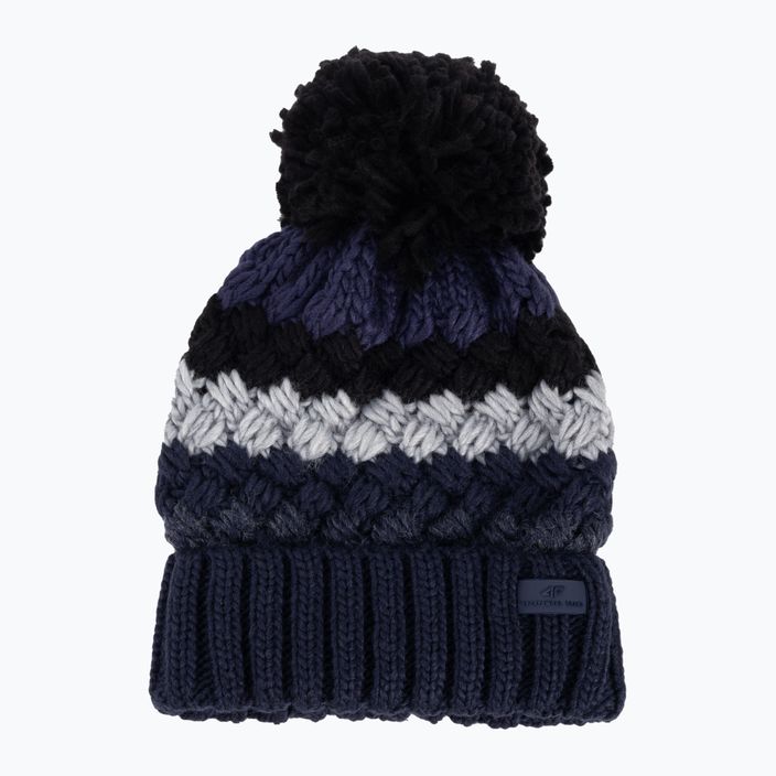 Pánská zimní čepice 4F tmavě modrá H4Z22-CAM014 5