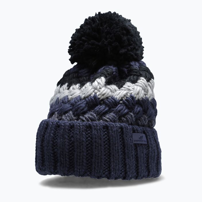 Pánská zimní čepice 4F tmavě modrá H4Z22-CAM014 6
