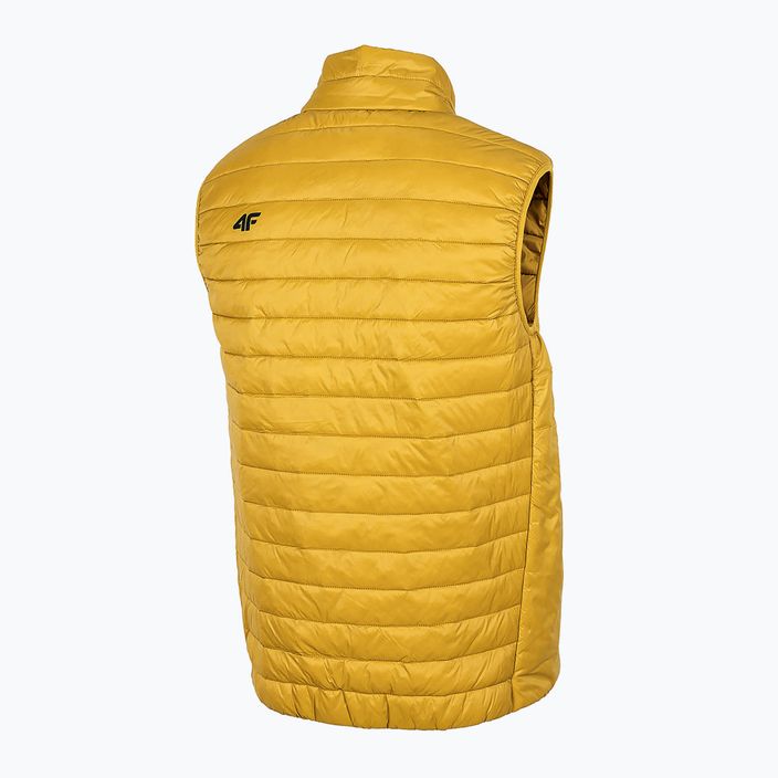 Pánská trekingová vesta 4F žlutá H4Z22-KUMP001 9