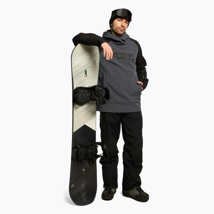 Pánská snowboardová bunda 4F graphite H4Z22-SFM001F 2