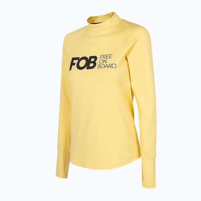 Dámské termo tričko 4F žlutá H4Z22-BIDD030 2