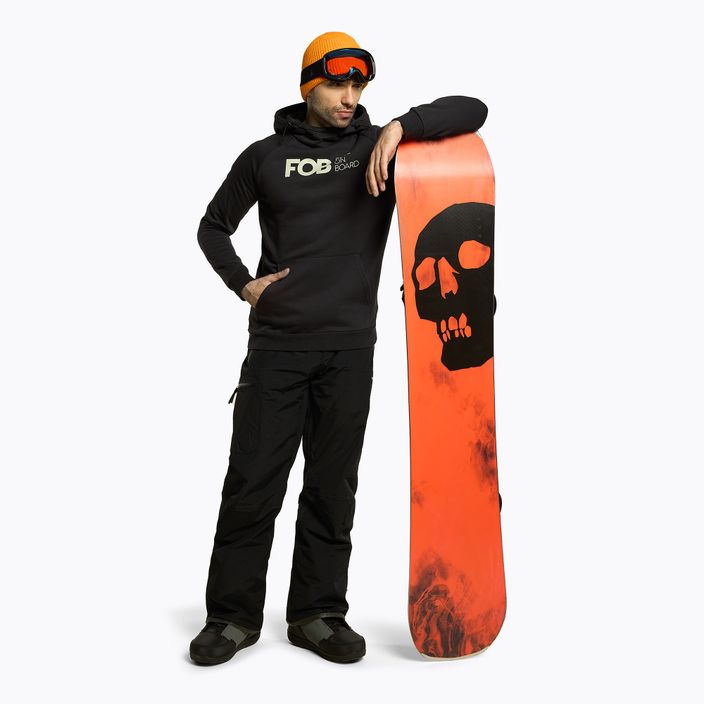 Pánská snowboardová mikina 4F graphite H4Z22-BLM021 2