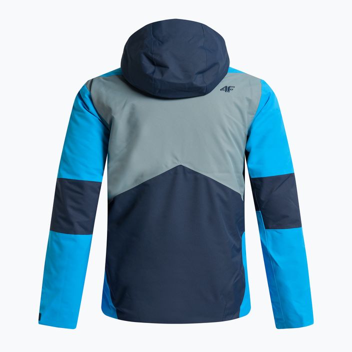 Pánská lyžařská bunda 4F modrý H4Z22-KUMN012 8