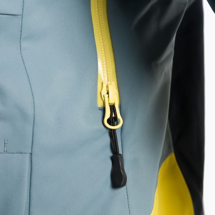 Pánská lyžařská bunda 4F žluto-šedá H4Z22-KUMN012 14