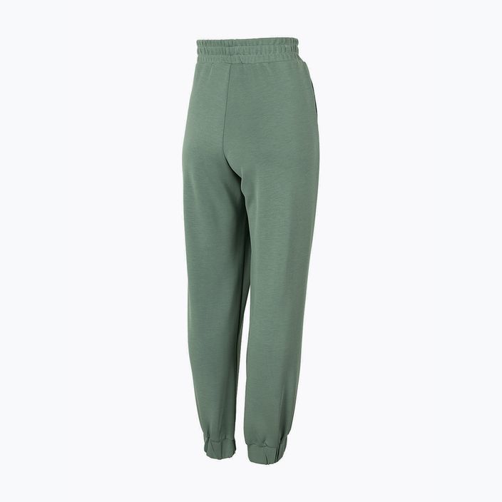 Dámské kalhoty na jógu 4F H4Z22-SPDD022 zelené 2
