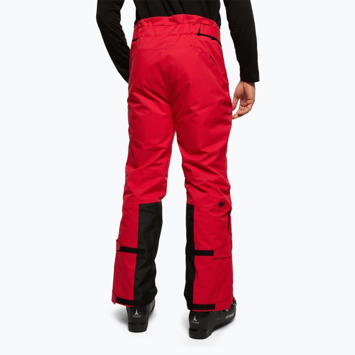Pánské lyžařské kalhoty 4F červené H4Z22-SPMN006 3